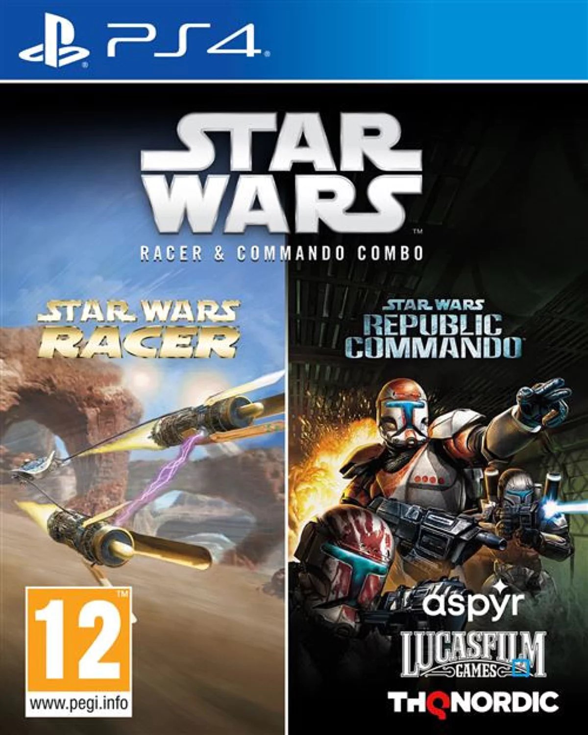 Star Wars Racer & Commando Combo Ps4