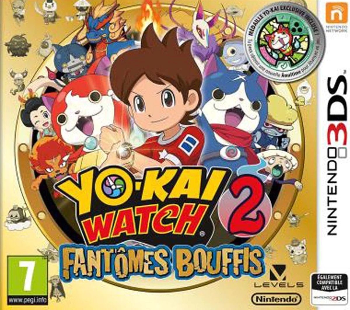 Yo Kai Watch 2 Esprits Bouffis + Médaille Edition Limitée 3ds