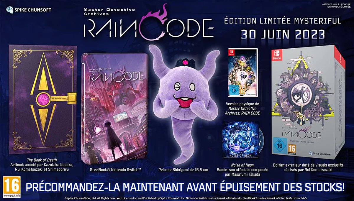 Nintendo Master Detective Archives: Rain Code Switch Limited Edition - vue 2