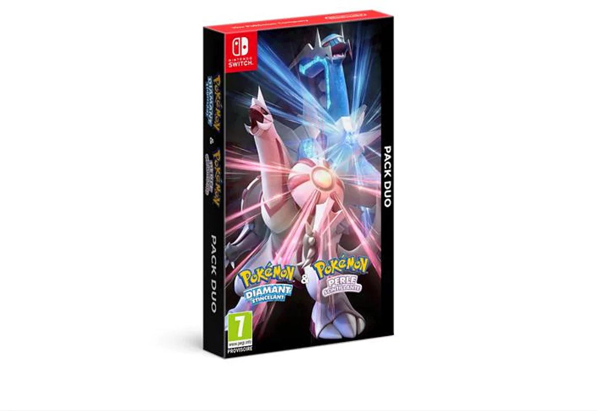 Pack Duo : Pokémon Diamant Étincelant + Pokémon Scintillante Switch