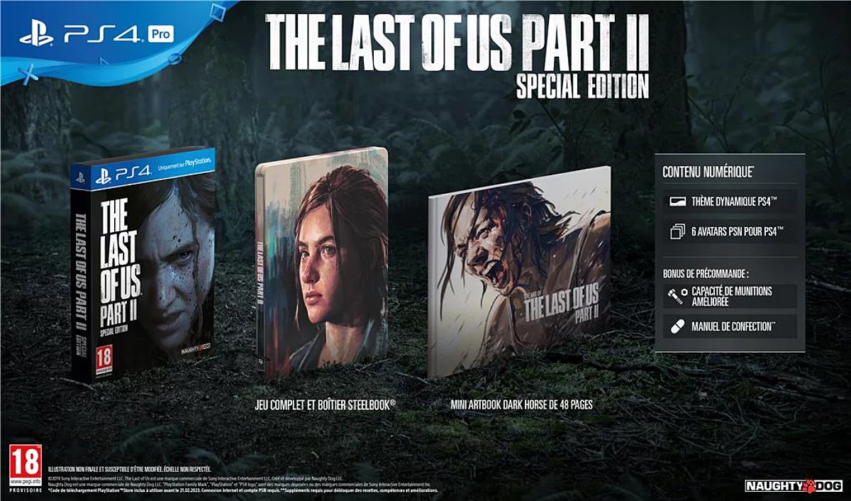 The Last Of Us Part Ii Édition Spéciale Ps4