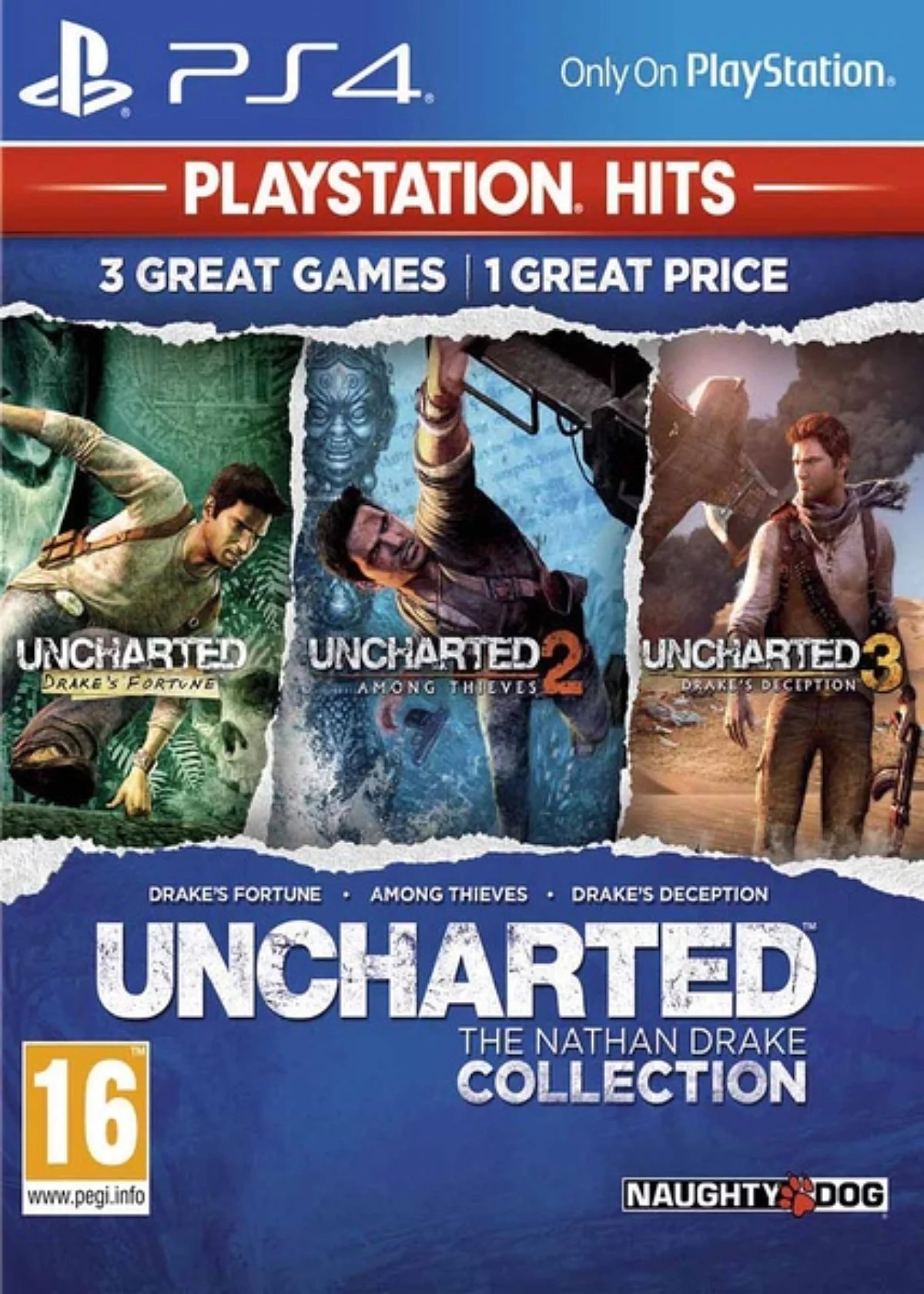 Pack Uncharted : The Nathan Drake Collection PlayStation Hits + Manette PS4 DualShock 4 V2 - vue 4