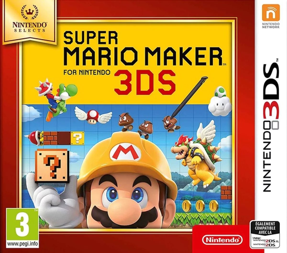 Super Mario Maker 3DS Jeu Nintendo Selects Neuf - vue 2
