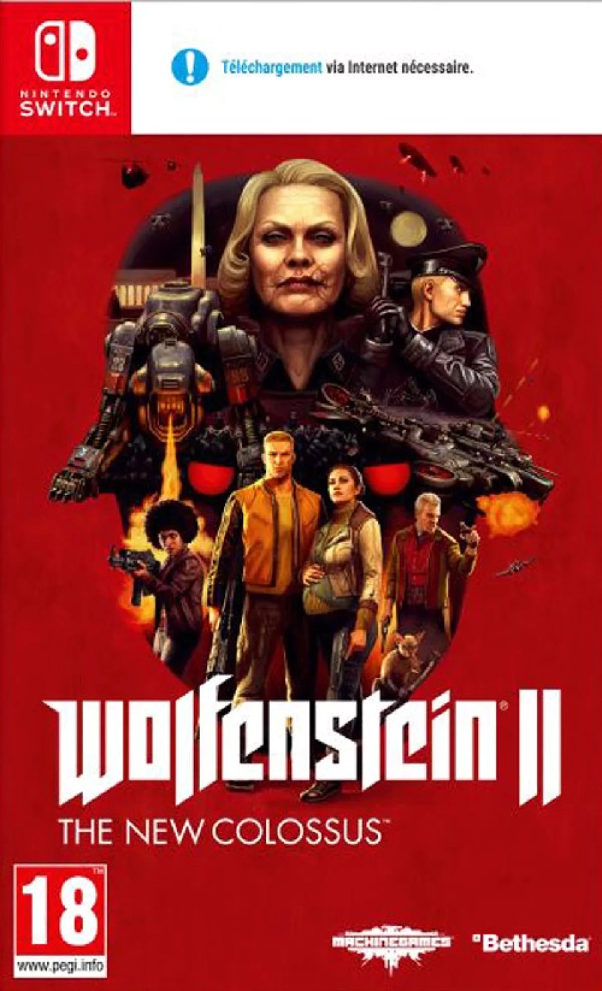 Nintendo Wolfenstein II: The New Colossus Standard Multilingue Nintendo Switch Neuf - vue 4