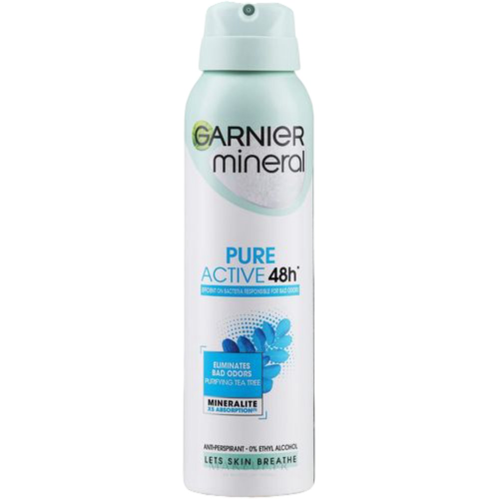 Garnier Déodorant Pure Active Antibactérien 48 H