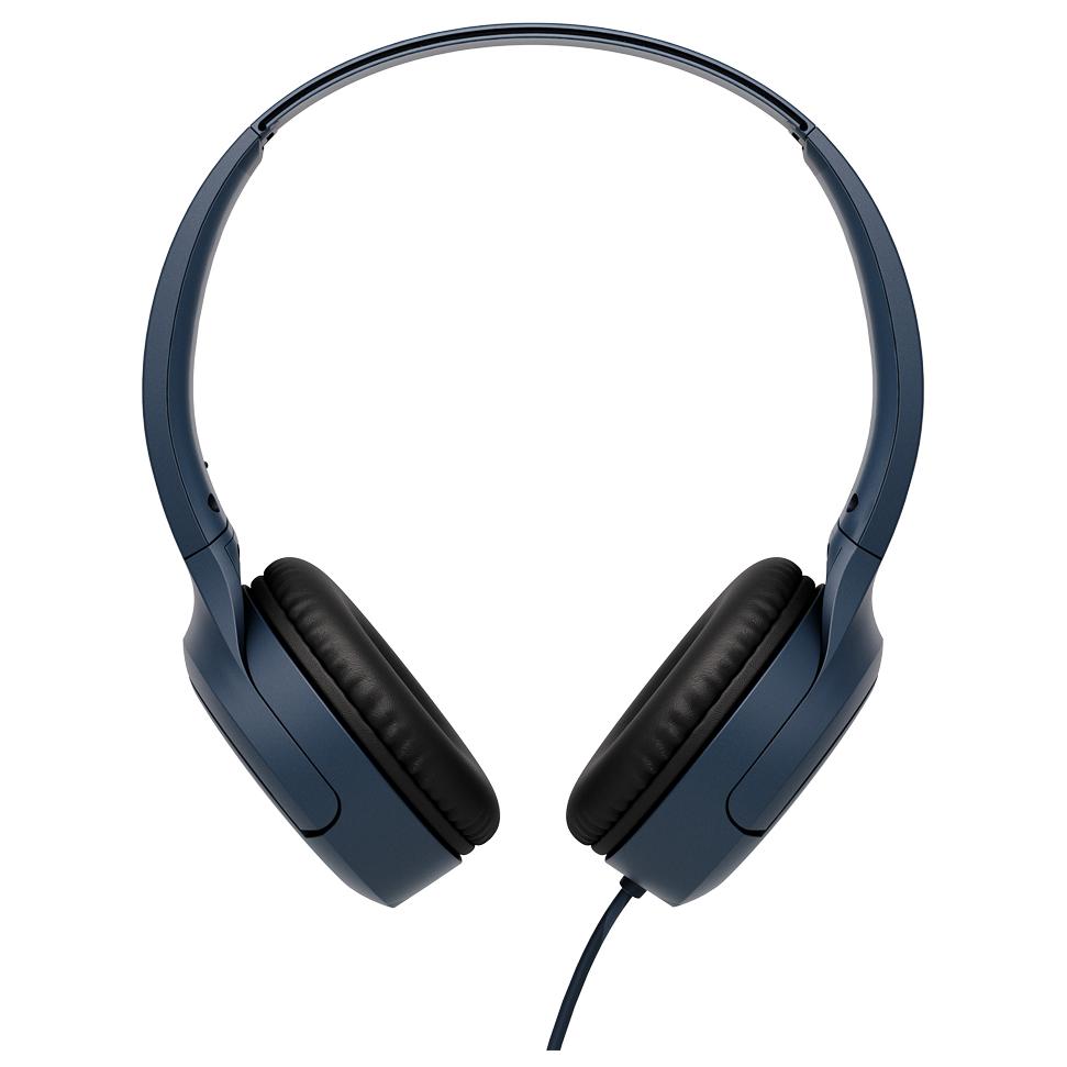 JVC HAS33UC Casque Avec fil Arceau Appels/Musique USB Type-C Noir et Bleu