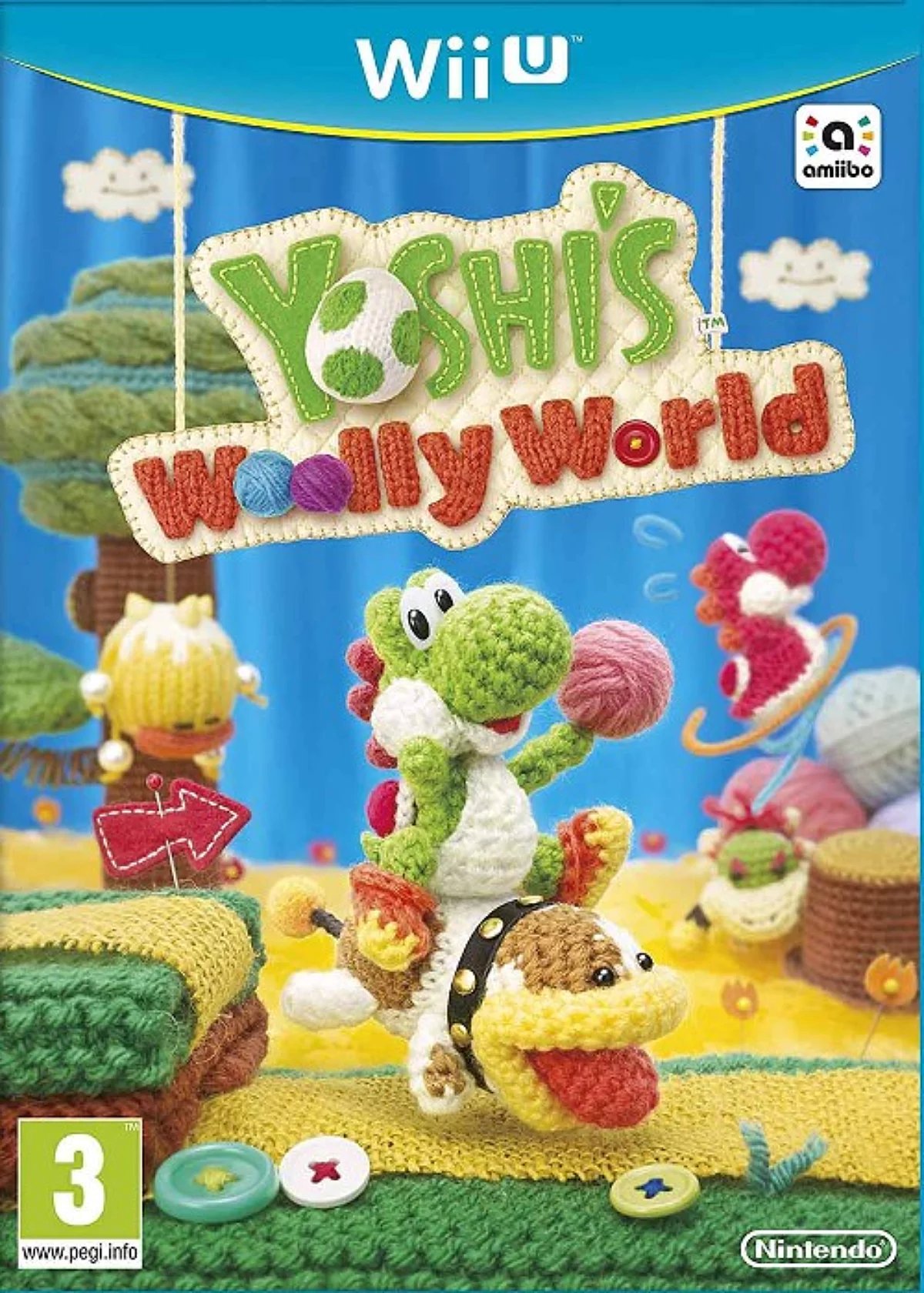 Yoshi' Woolly World Jeu Wii U - vue 3