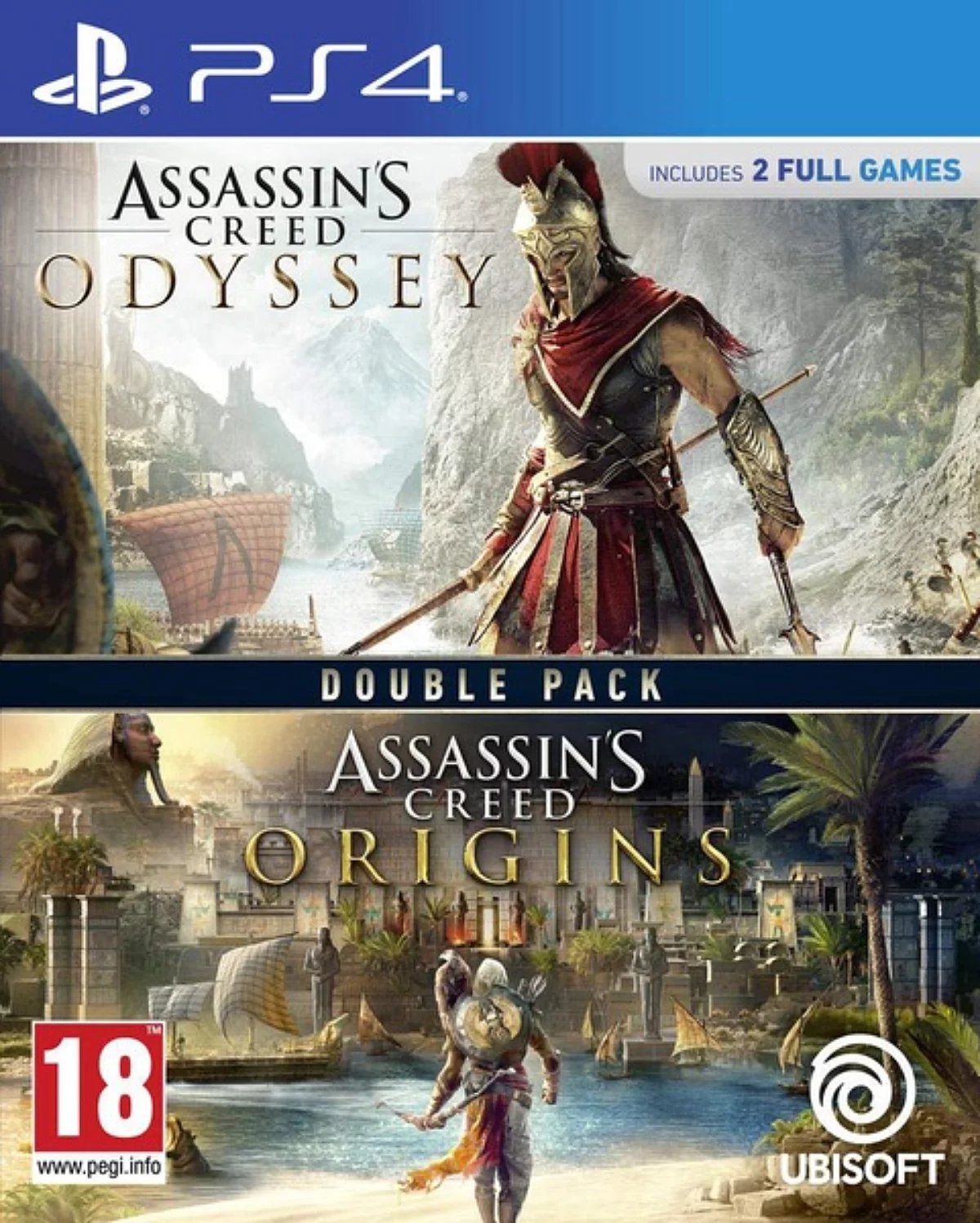 Ubisoft Assassin' Creed Origins & Odyssey PS4 - vue 2