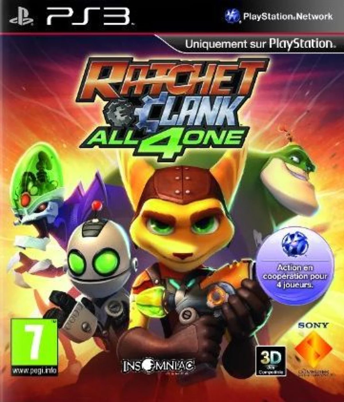 RATCHET & CLANK: ALL 4 ONE / Jeu console PS3 - vue 2