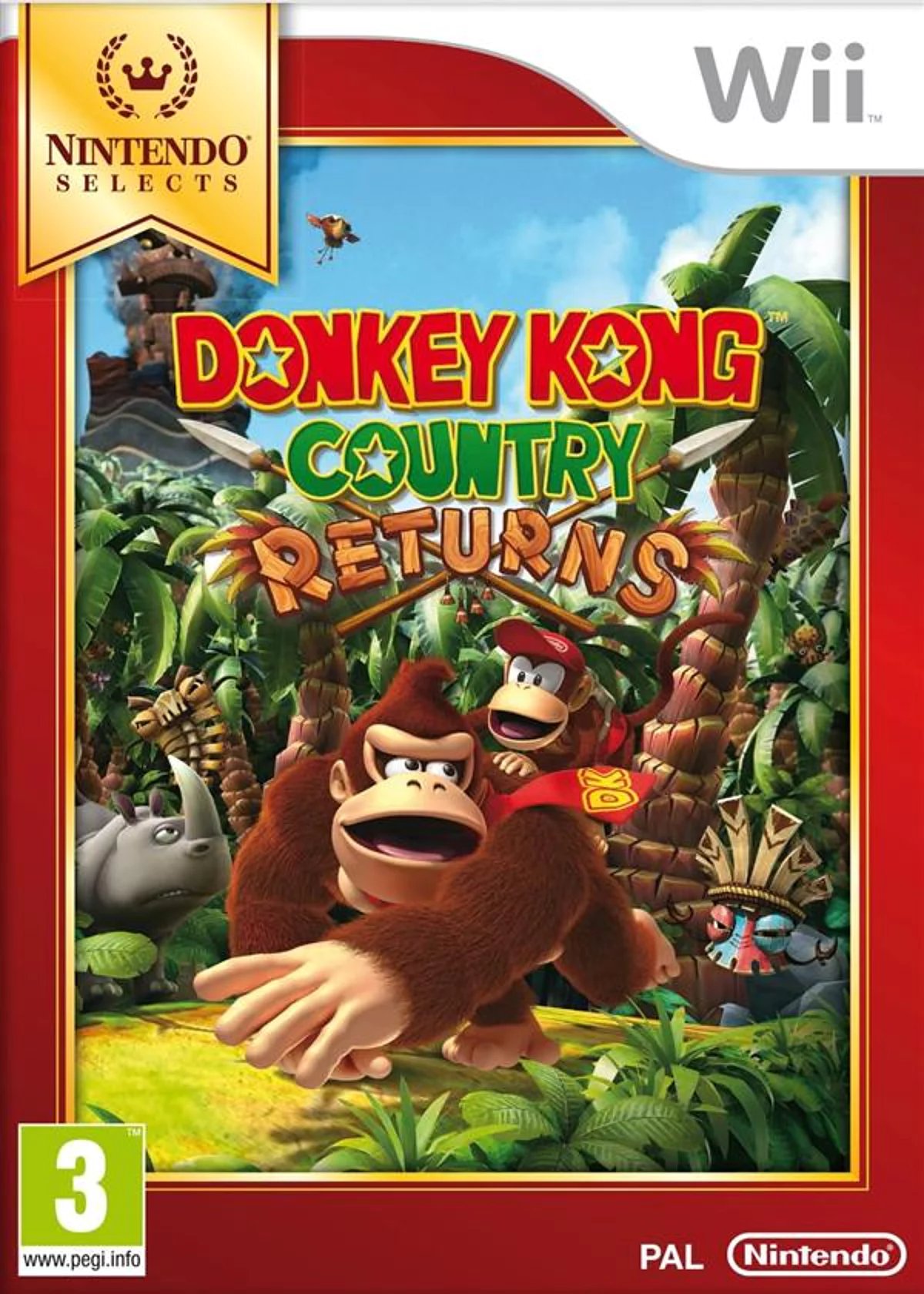 DONKEY KONG COUNTRY RETURNS / Jeu console Wii