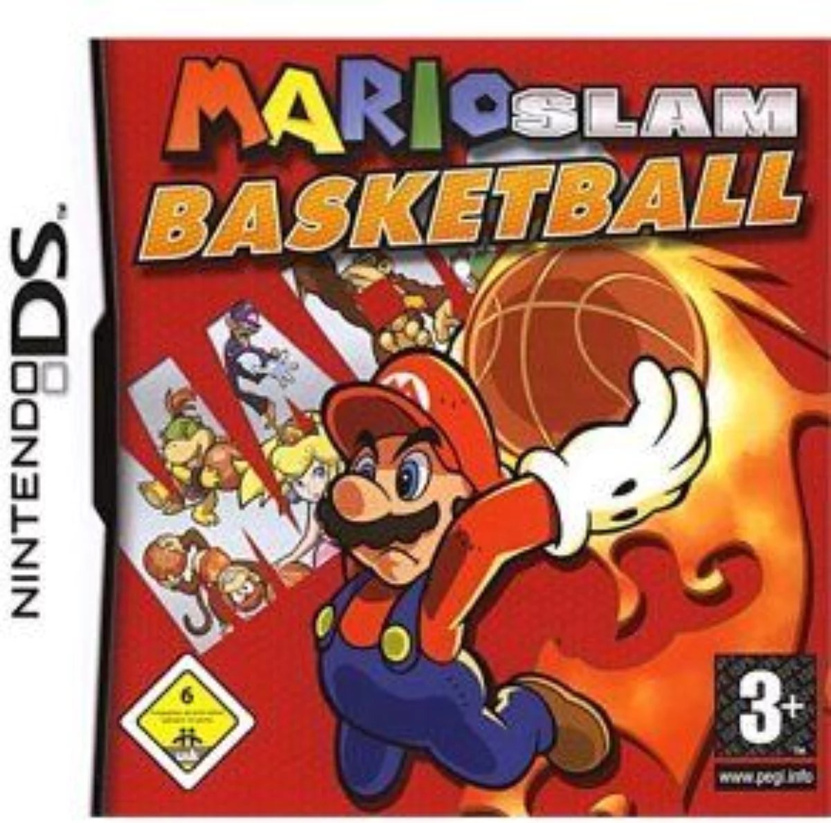 MARIO SLAM BASKETBALL / JEU CONSOLE NINTENDO DS - vue 2