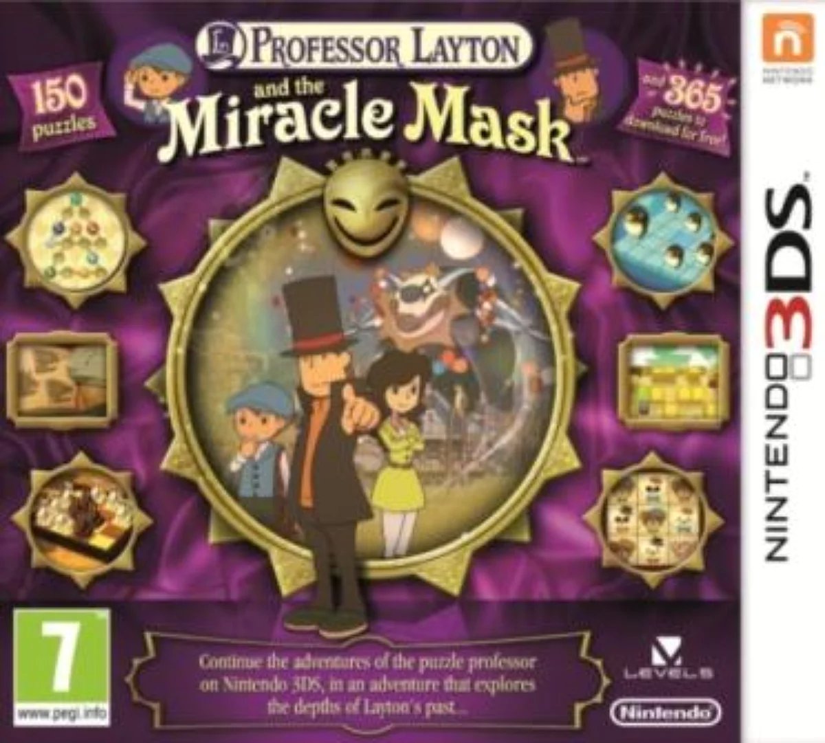 Professeur Layton Et Le Masque Des Miracles 3ds