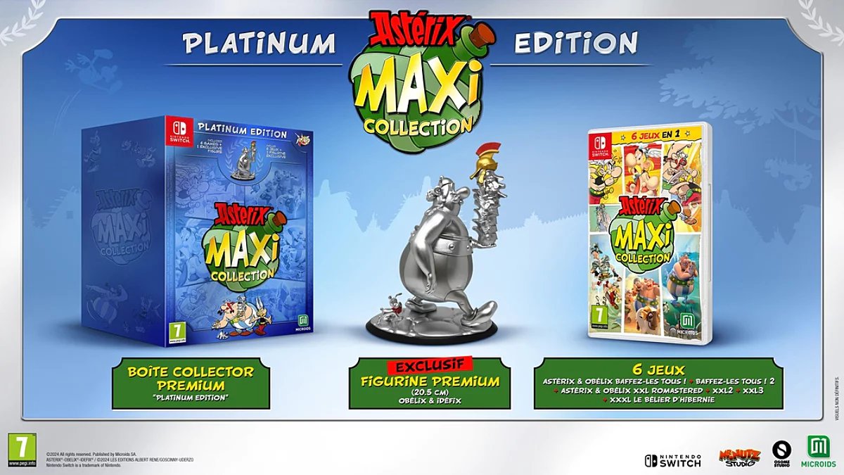 Astérix : Maxi Collection 6 Jeux En 1 Platinum Edition Switch