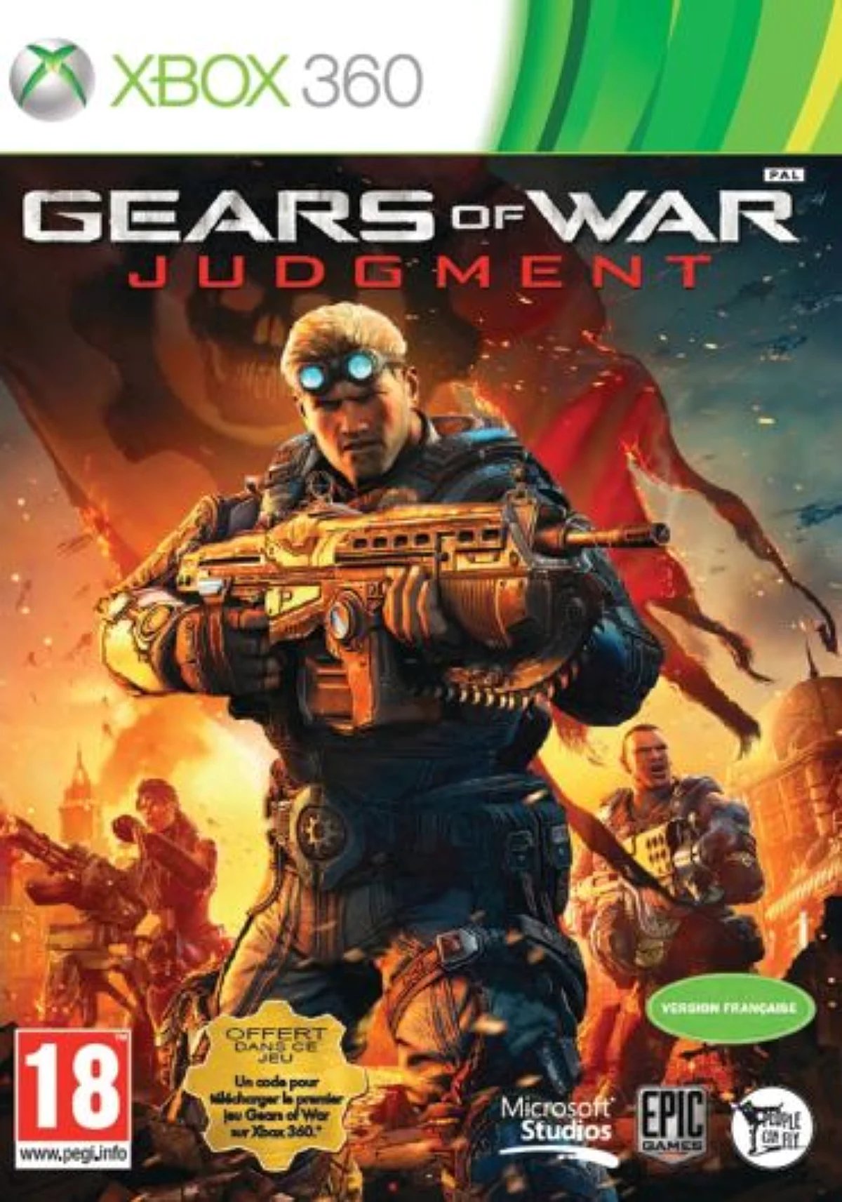 Microsoft Gears of War Judgment Xbox 360 - vue 3