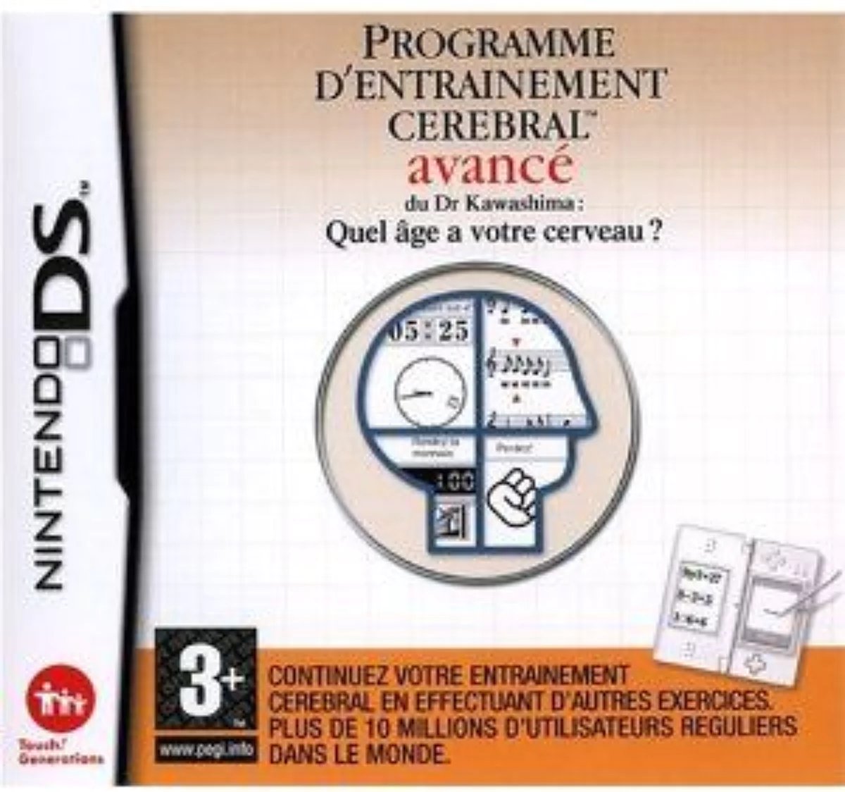 Programme D'entraînement Cérébral Avancé Du Dr Kawashima Nintendo Ds