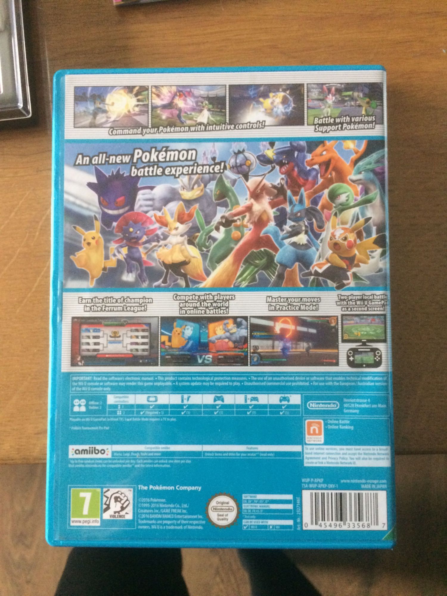 Nintendo Pokken Tournament Wii U - vue 2