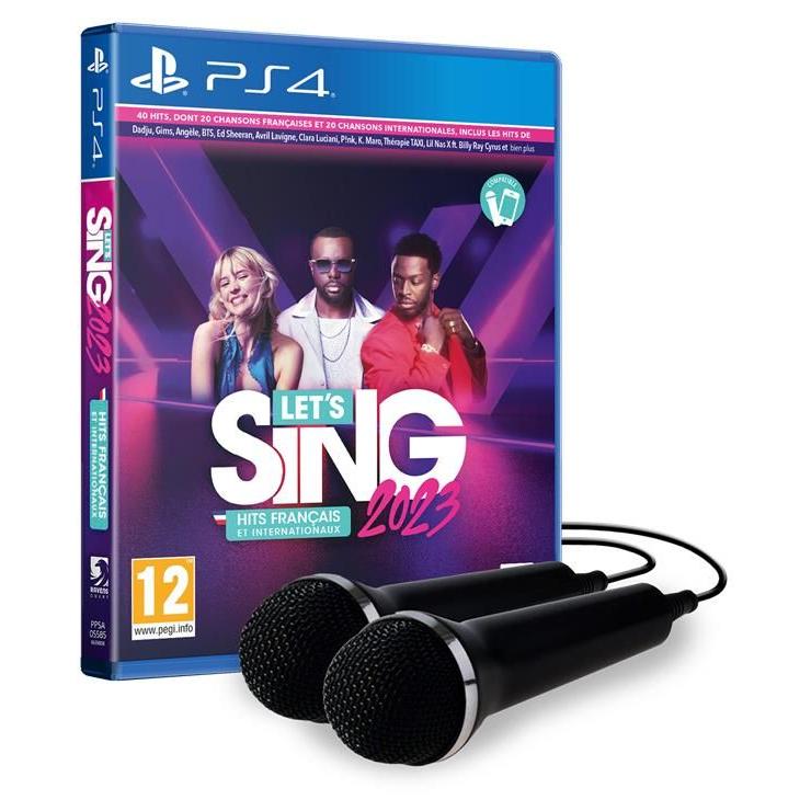 Let' Sing 2023 + 2 Micros Jeu PS4 Neuf - vue 4