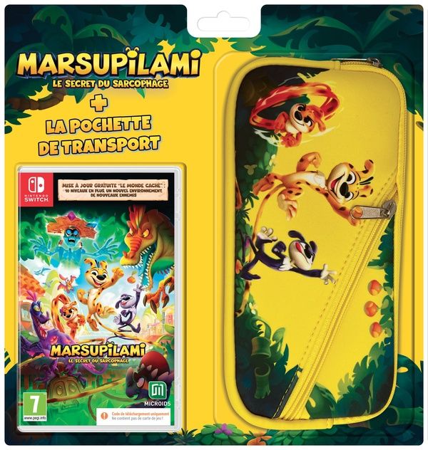 Bundle Marsupilami Code In A Box + Housse De Transport Switch Switch