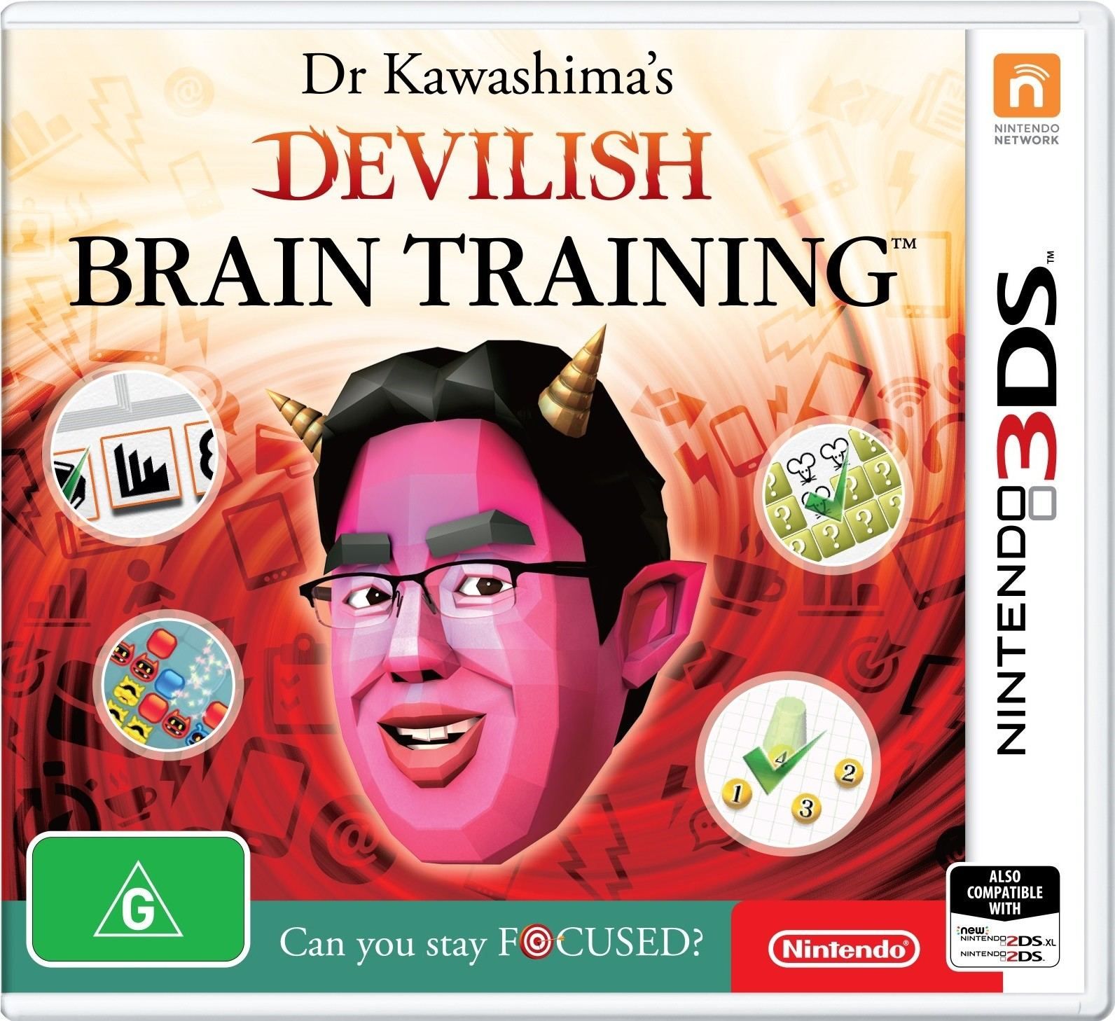 Dr. Kawashima' Devilish Brain Training: Can You Stay Focused? 3ds Australie
