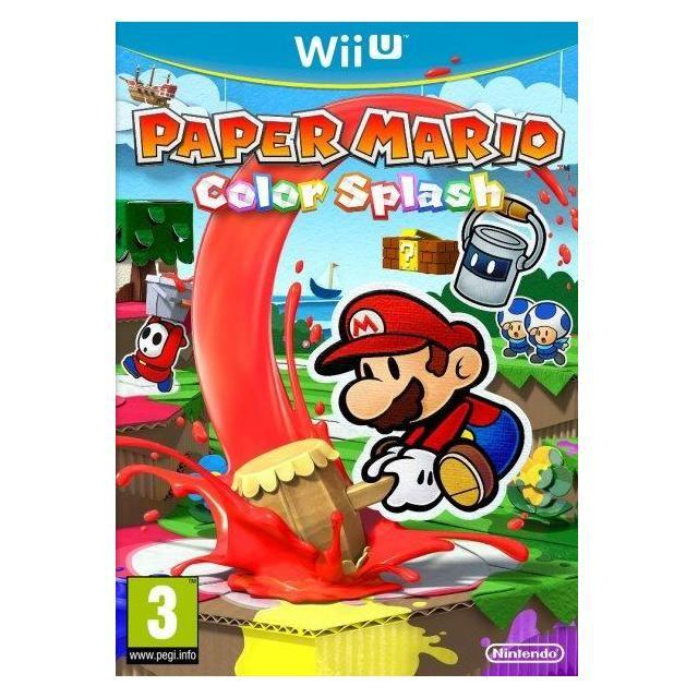 Pal Version Nintendo Wii U Paper Mario: Color Splash EnglishEspanolItFrDe