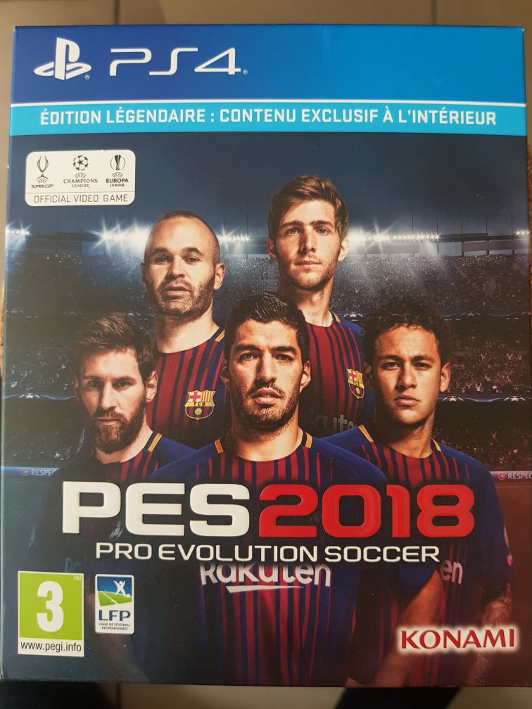 Pes 2018 Édition Légendaires PS4