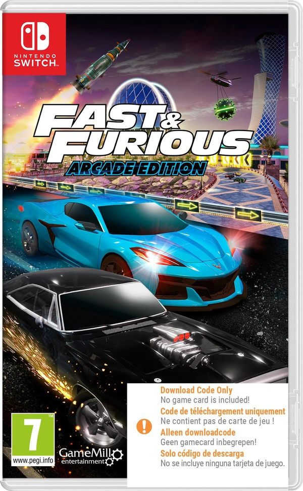 Fast & Furious (Code in a Box) Arcade Edition Switch Fast & Furious (Code in a Box) Arcade Edition Switch