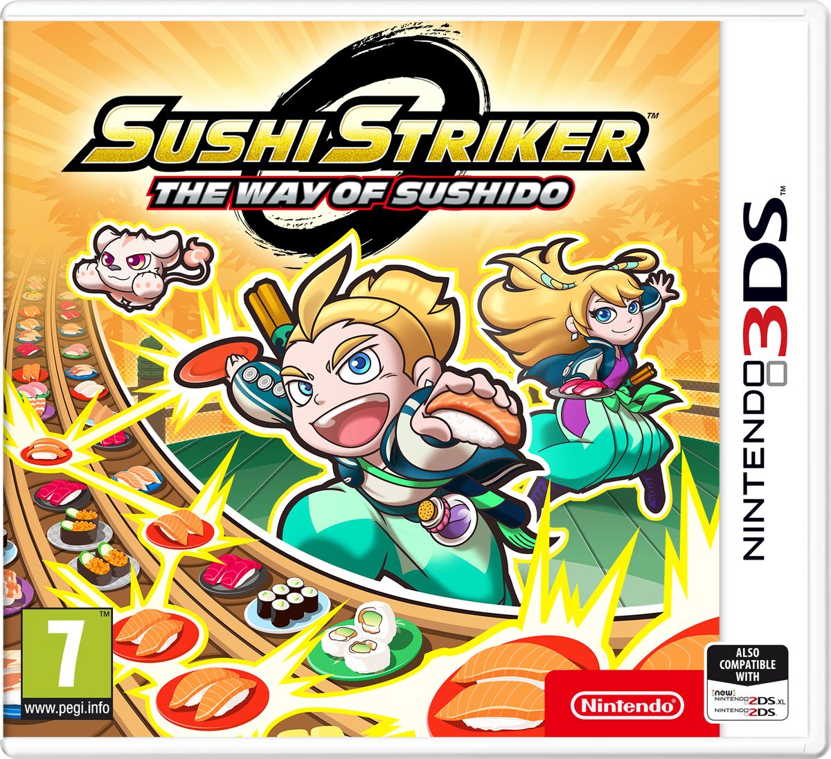 Nintendo Sushi Striker The Way of Sushido 3DS - vue 2