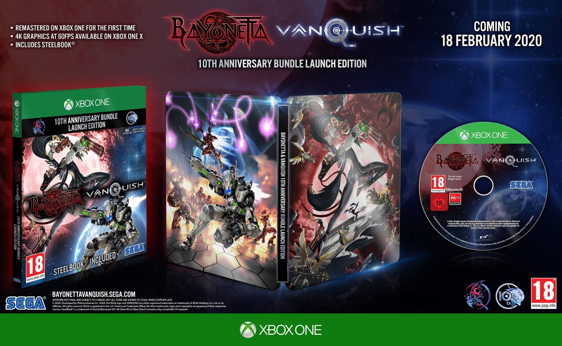 Bayonetta & Vanquish [10th Anniversary Bundle Launch Edition] Xbox One