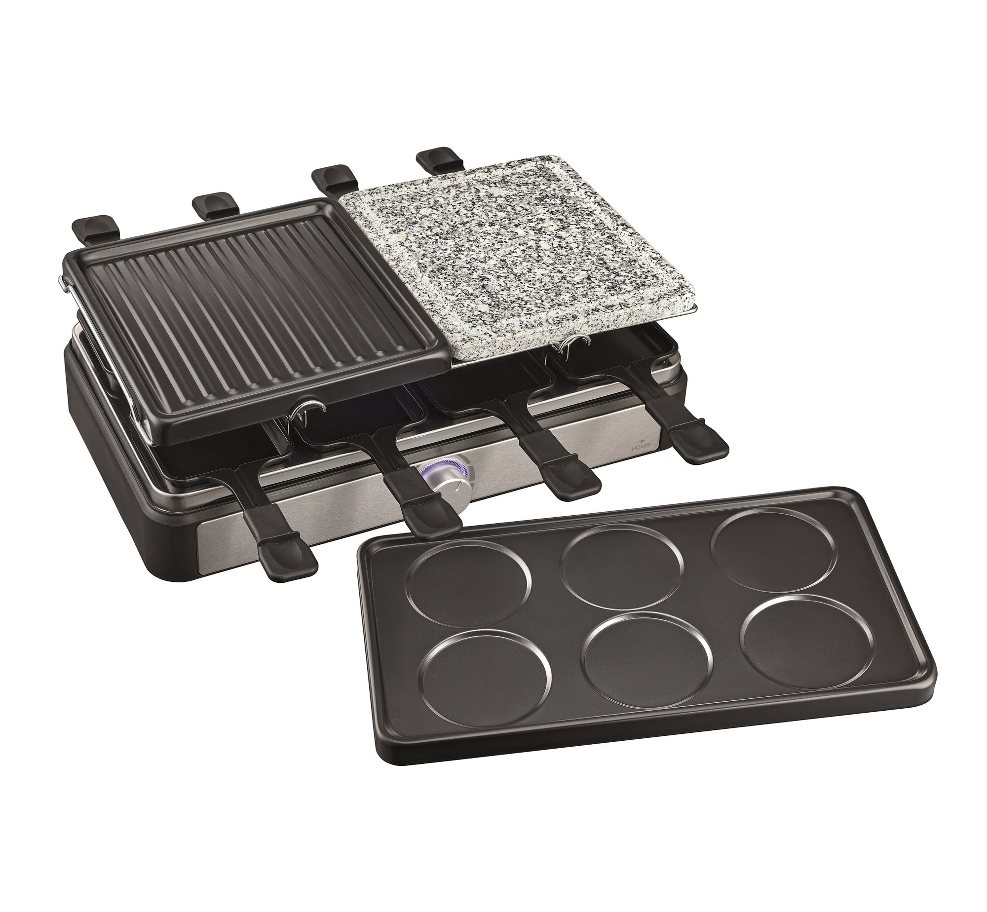 Appareil à raclette 3 en 1 pour 8 personnes HRG8P1400 25 CARREFOUR HOME - vue 2
