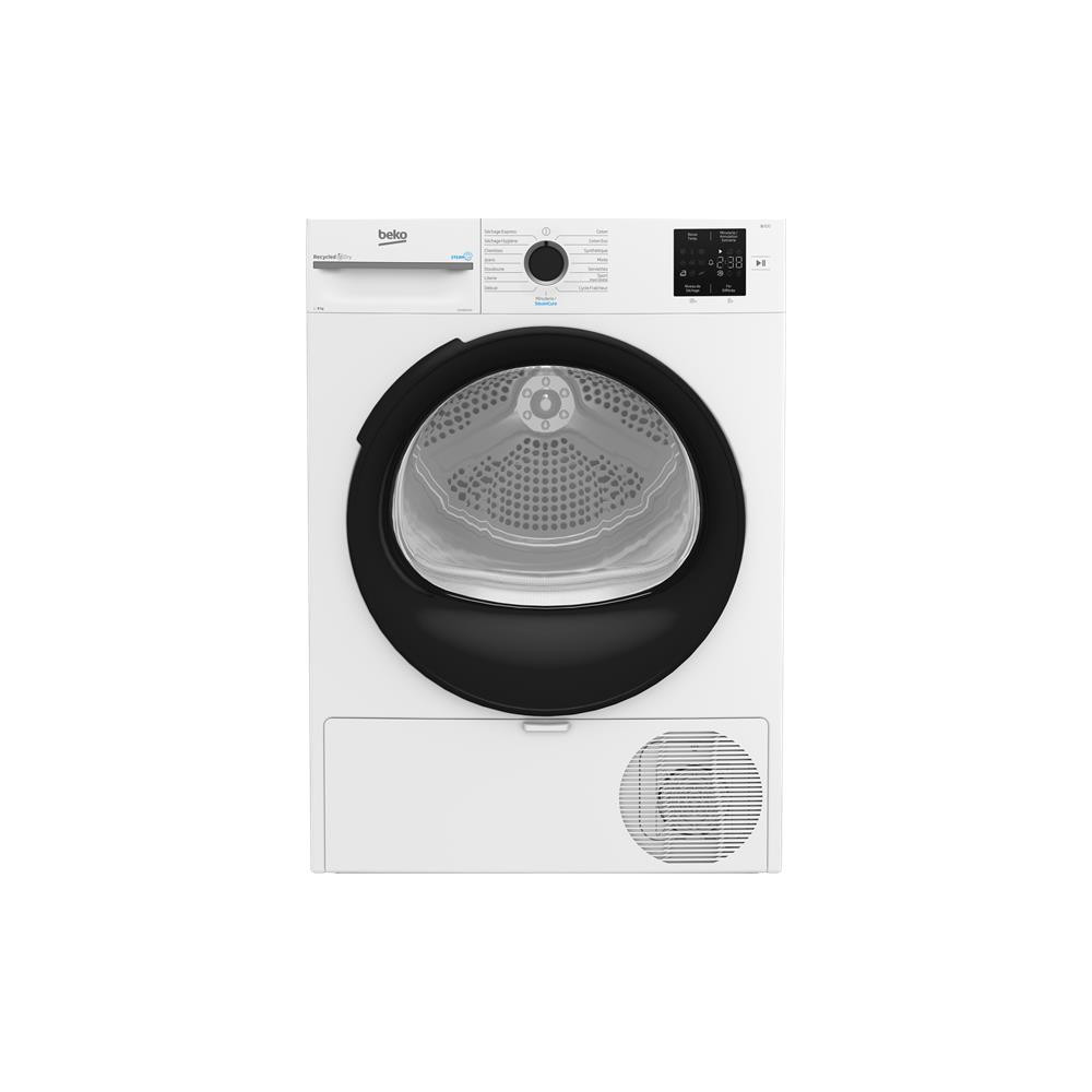 BEKO Sèche linge frontal condenseur 8 kg avec pompe à chaleur D3H18D93W - vue 2