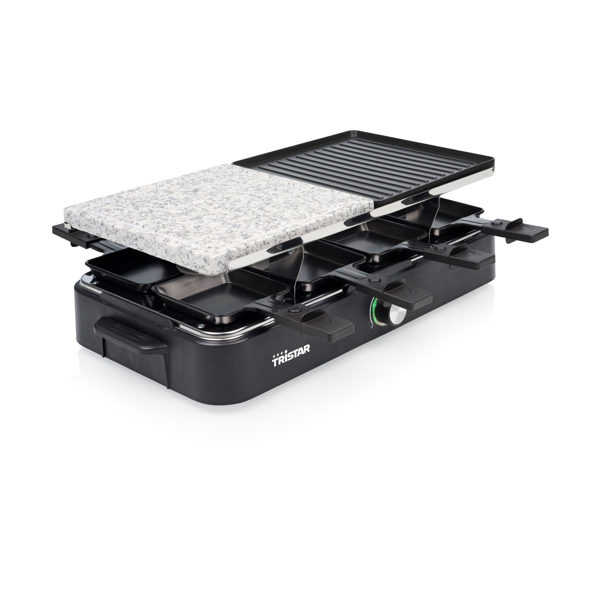 Appareil à Raclette Grill et Pierre 8 personnes TRISTAR - vue 2