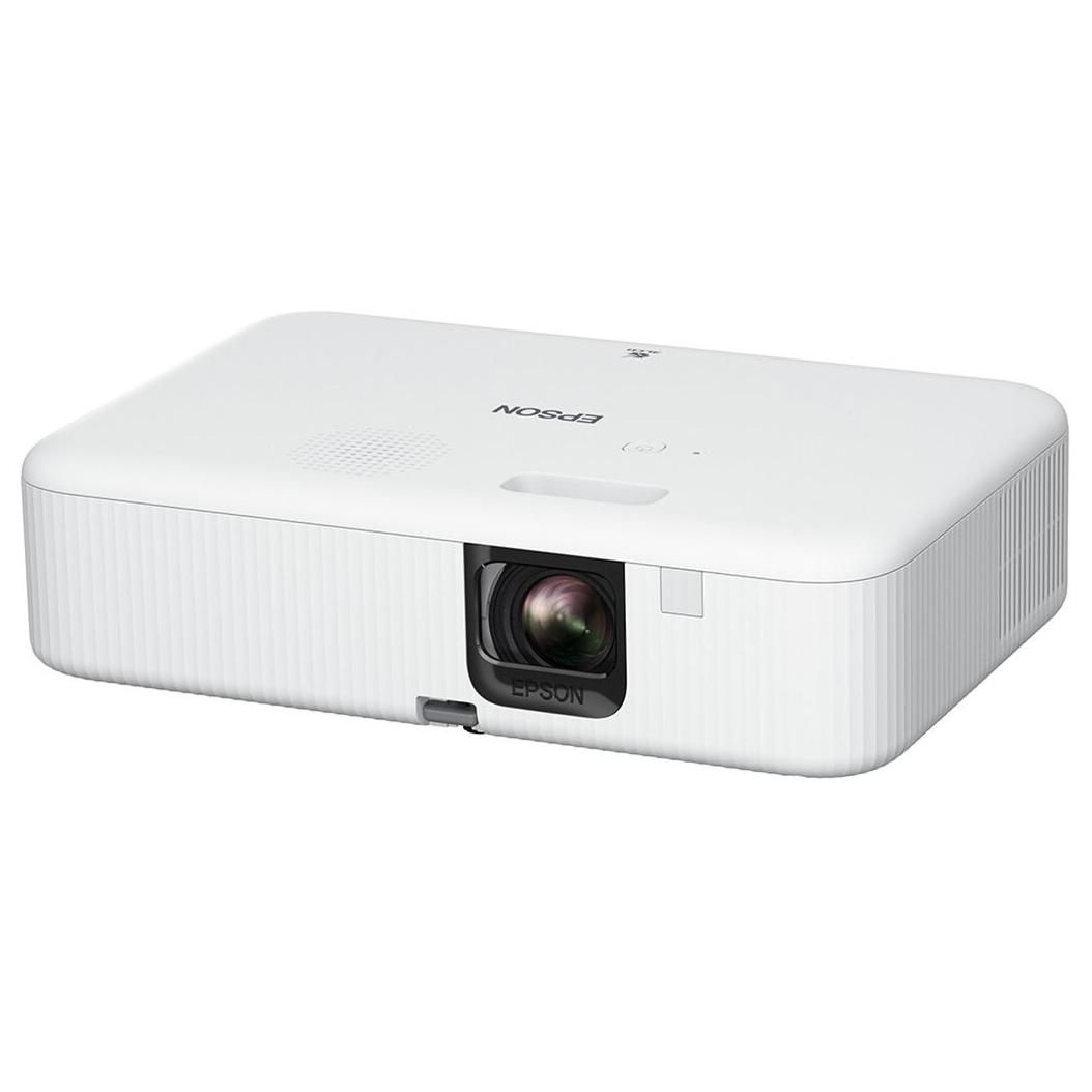 Epson CO-FH02 - Projecteur 3LCD - portable - 3000 lumens (blanc) - 3000 lumens (couleur) - Full HD (1920 x 1080) - 16:9 - 1080p - blanc et noir - Android TV
