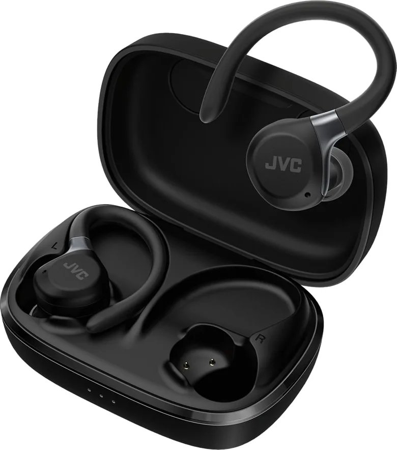 Fitness Series JVC HA EC75T B Écouteurs de Sport sans Fil avec Arceau réglable réduction Active du Bruit Mode ambiant IP57 40 Heures d'autonomie égaliseur App Faible Latence Microphone - vue 7