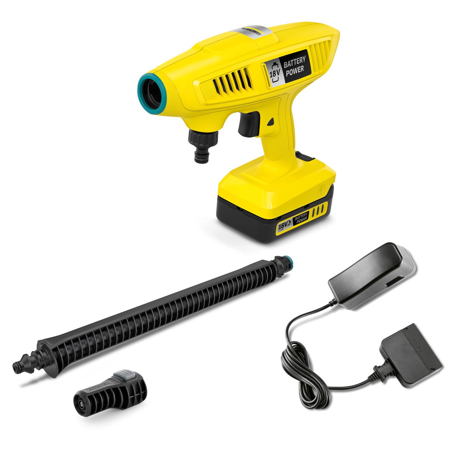 Nettoyeur haute pression sans fil Karcher KHB 4 18 Batterie 18V 2.5 Ah Chargeur