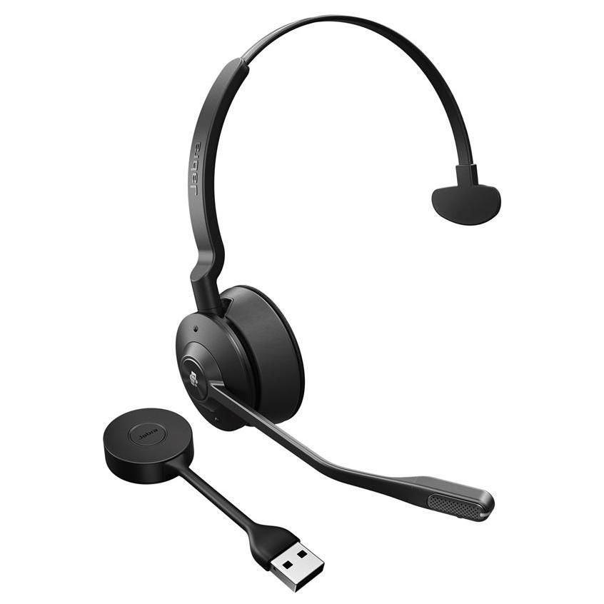 Jabra Engage 55 Mono - Micro-casque - sur-oreille - DECT - sans fil - Certifié pour Microsoft Teams