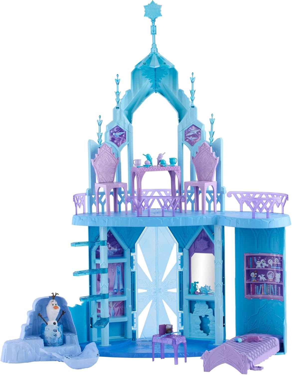 Mattel Disney La Reine des Neiges Palais de glace d'Elsa avec figurine Olaf