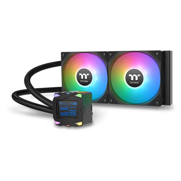 Thermaltake LA240-S ARGB Carte-mère Kit de refroidissement du liquide 12 cm Noir