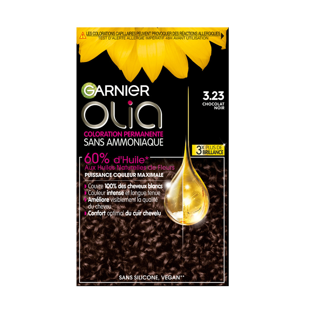 Coloration Cheveux 3.23 Olia La Boîte