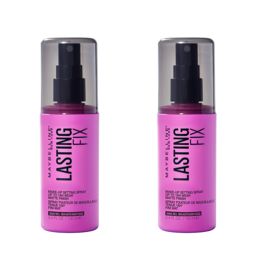 Maybelline New York Lot De 2 Sprays Fixateur 100 Ml