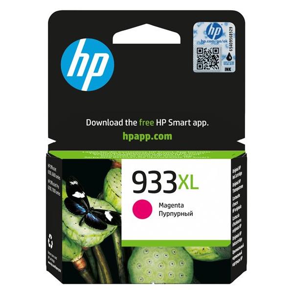 HP 933XL - À rendement élevé - magenta - original - cartouche d'encre - pour Officejet 6100, 6600 H711a, 6700, 7110, 7510, 7610, 7612