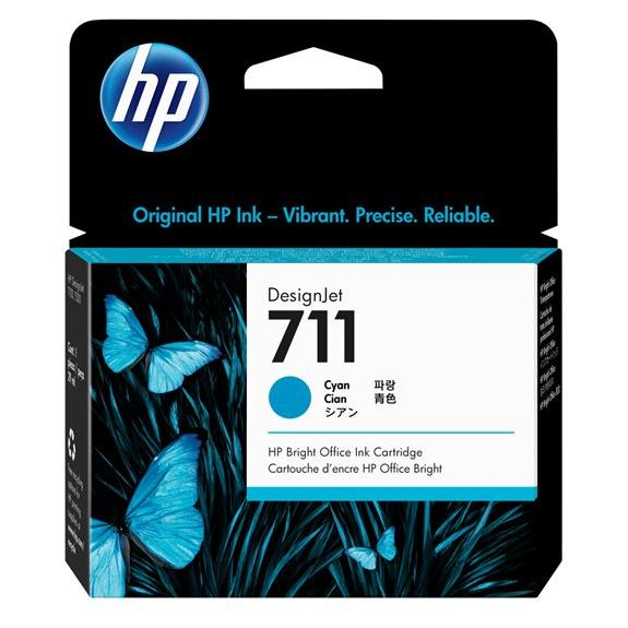HP 711 CZ132A Jaune - vue 3