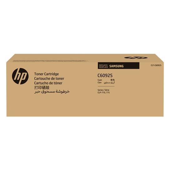 Samsung CLT C6092S Cyan Toner HP - vue 2