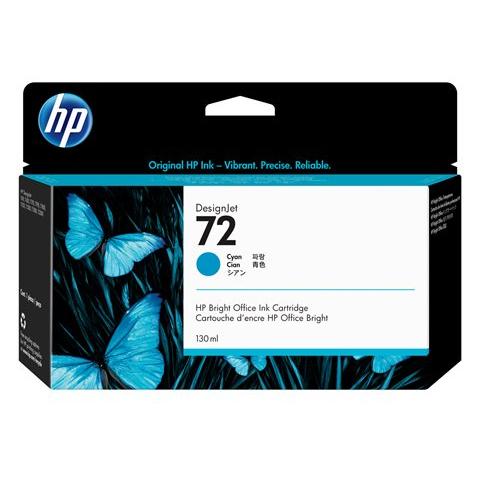 HP 72 130 ml jaune original DesignJet cartouche d'encre pour DesignJet T1100 T1100ps T1200 T1200ps T1300 T610 T620 T770 T790 - vue 2