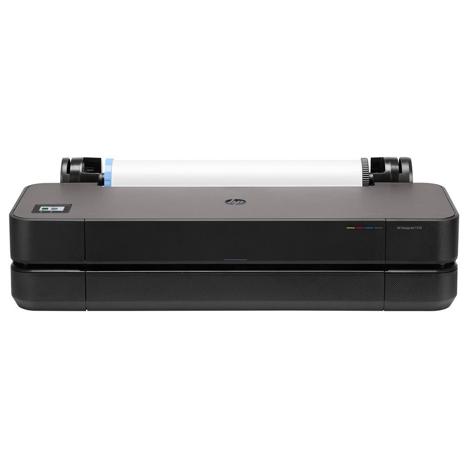 HP DesignJet T250 24 de 61 cm 5HB06D Imprimante Grand Format Traceur Standard A4 A1 76 Impressions A1h Wi Fi Ethernet USB 2400 x 1200 dpi Métal recyclé Garantie HP Click - vue 4