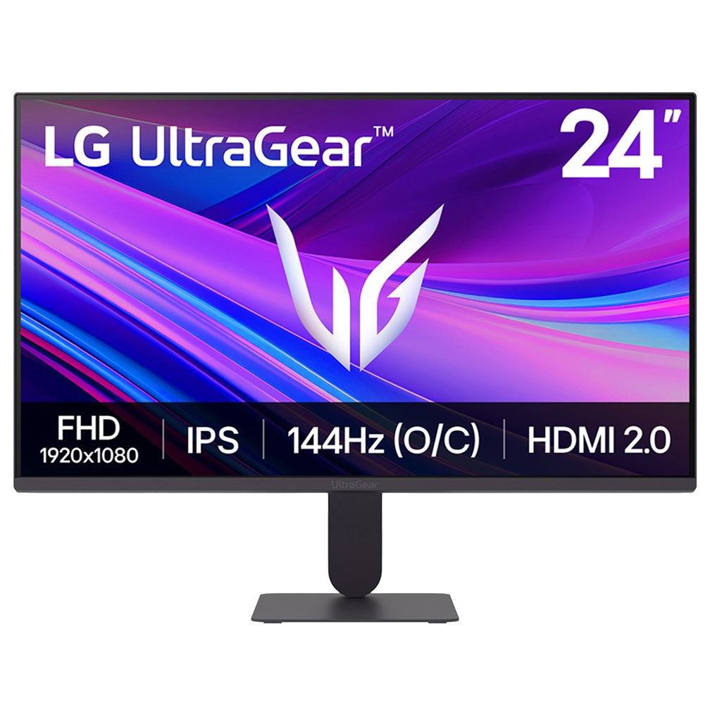 LG UltraGear 24G411A-B - G4 Series - écran LED - jeux - 24 (23.8 visualisable) - 1920 x 1080 Full HD (1080p) @ 120 Hz - IPS - 250 cd/m² - 1500:1 - HDR10 - 5 ms - HDMI, DisplayPort