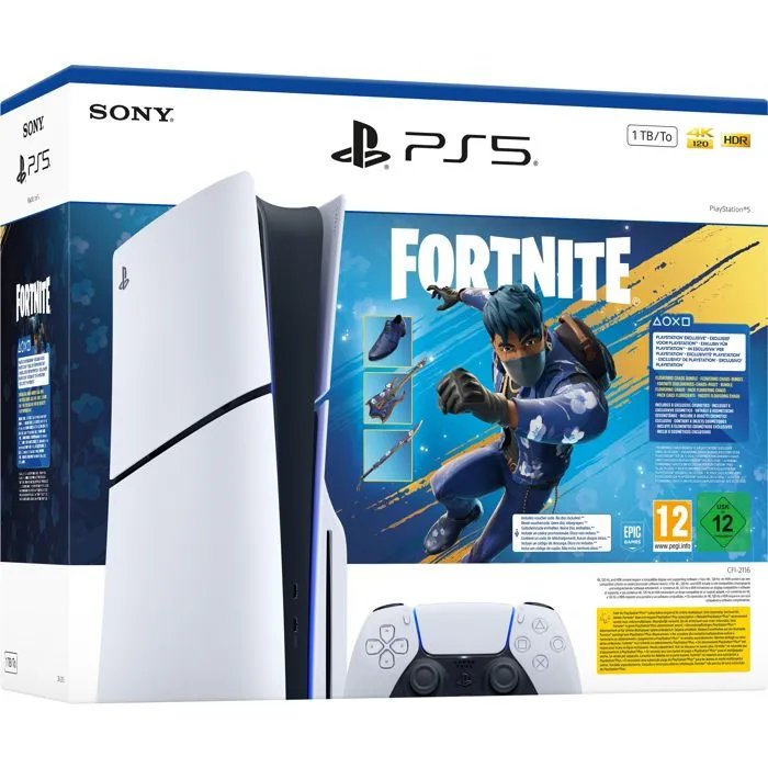 Pack Console PlayStation®5 Standard Fortnite Flowering Chaos - vue 6
