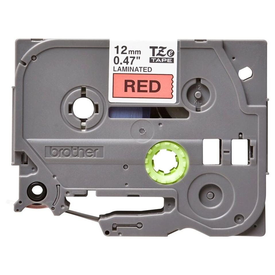 Brother TZe-431 - Noir sur rouge - Rouleau (1,2 cm x 8 m) 1 cassette(s) ruban laminé - pour Brother PT-D210, D600, H110, P750, P950; P-Touch Cube PT-P300; P-Touch Cube Pro PT-P910