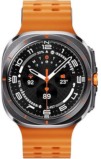 Samsung Galaxy Watch Ultra 47 mm Montre connectée avec bracelet caoutchouc de couleur taille du bracelet : / / affichage 1.5 LTE NFC...