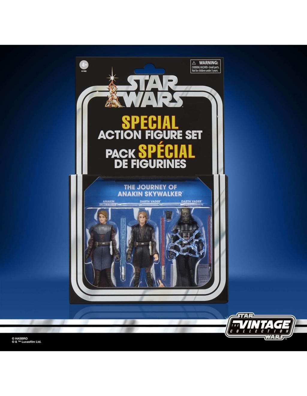 Star Wars Vintage Collection Pack 3 figurines The Journey of Anakin Skywalker - vue 2