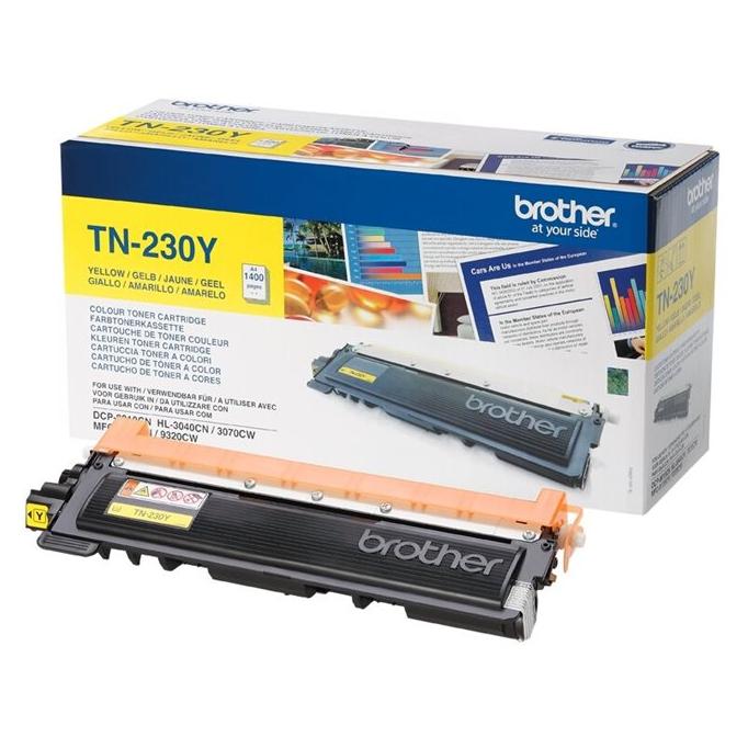Brother TN230Y - Jaune - original - cartouche de toner